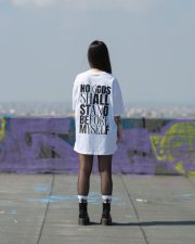 No Gods White T-Shirt - Image 4