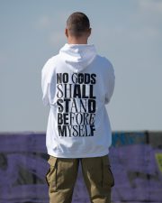 No Gods White Hoodie - Image 2