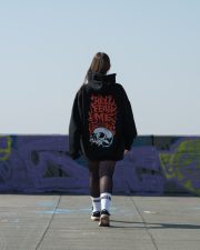 Hell Fear Me Black Hoodie - Image 3