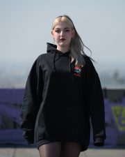 Hell Fear Me Black Hoodie - Image 2